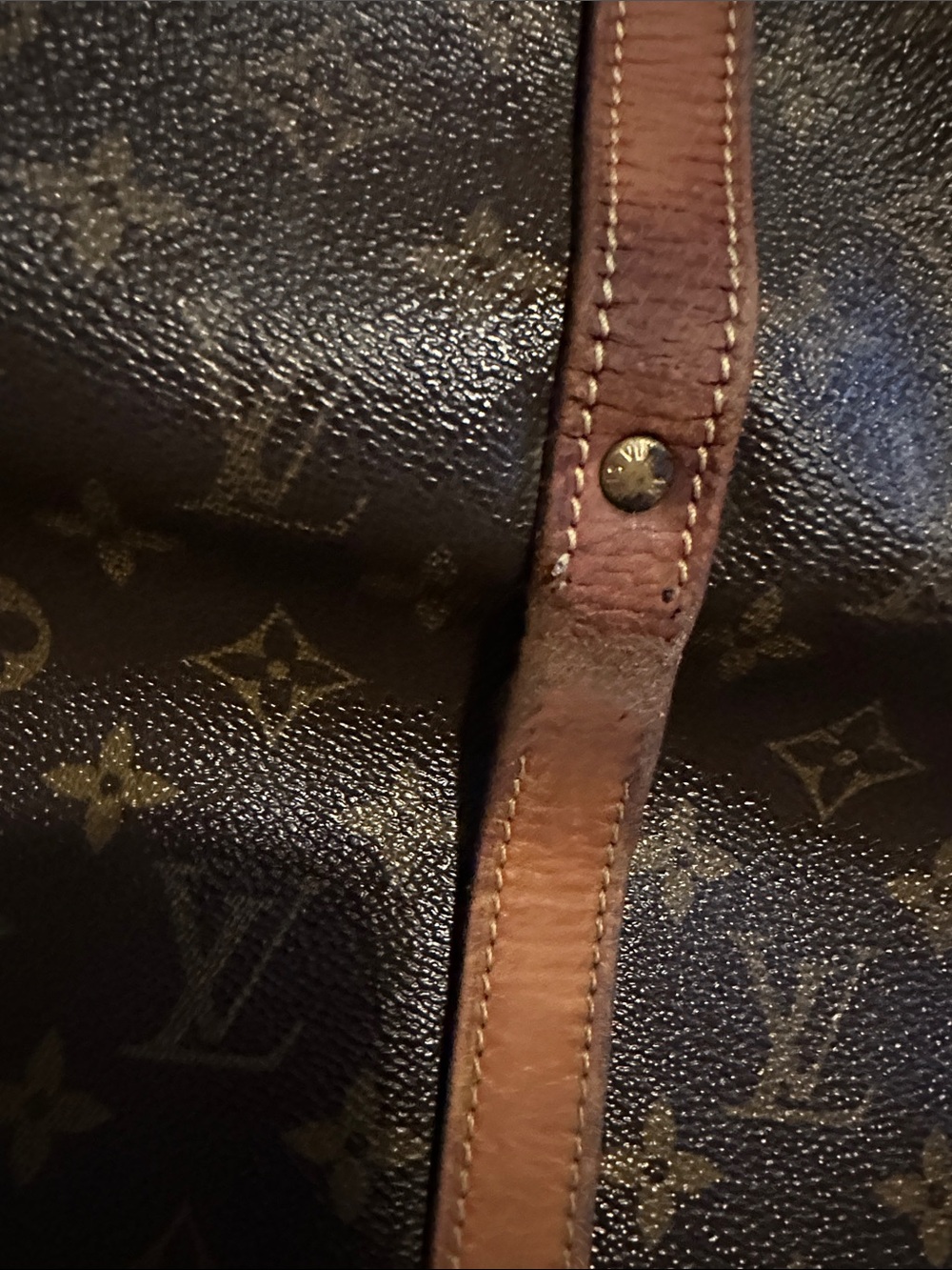 Louis Vuitton Saumur Monogram Crossbody in Dark Brown and Tan - Picture 15 of 16